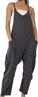Women's Casual Sleeveless Baggy Jumpsuit