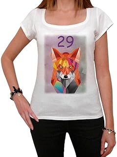 Geometric Fox 29th Birthday Women's Graphic T-Shirt