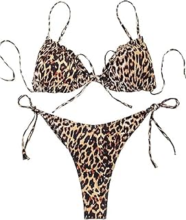 Leopard Print 2 Piece Bikini Set