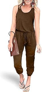 PRETTYGARDEN Women's Casual Tank Jumpsuit