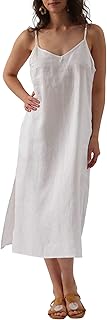 Amazhiyu Women's Linen Summer Slip Dress