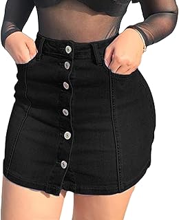 Tulucky Women's Denim Short Skirt
