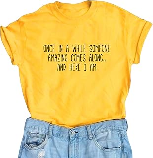 BLACKMYTH Women's Graphic Funny T Shirt