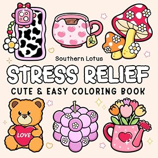 Stress Relief Coloring Book for Adults and Teens