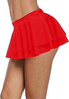Afibi Women's Ruffle Mini Skirt