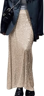 Women's Sequin Maxi Skirt
