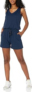 Amazon Essentials Women's Terry Fleece Romper