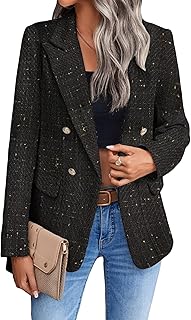 2025 Women's Tweed Blazer Coat