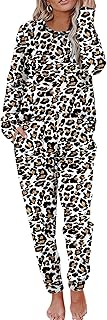 Ekouaer Women's Long Sleeve Pajama Set